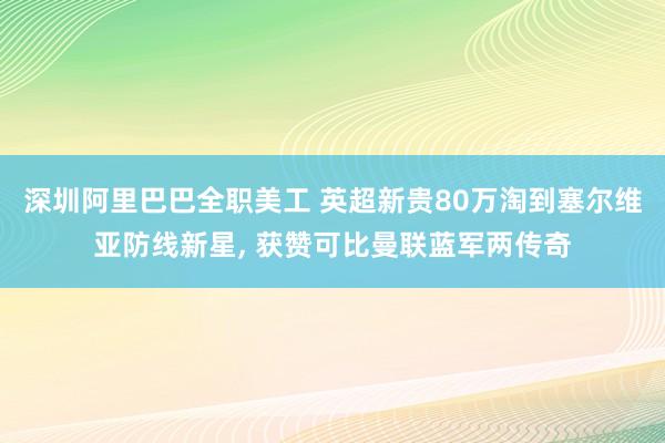 深圳阿里巴巴全职美工 英超新贵80万淘到塞尔维亚防线新星, 获赞可比曼联蓝军两传奇