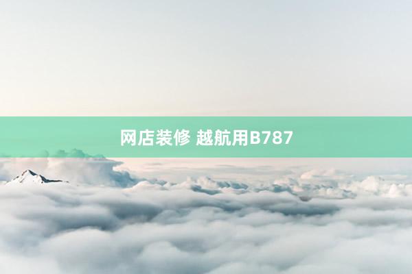 网店装修 越航用B787